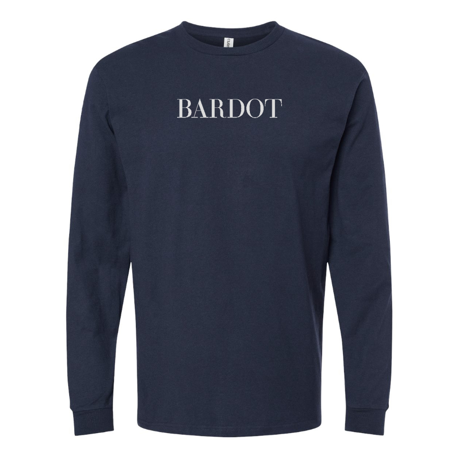 Men's Bardot Logo Cotton Long Sleeve T-Shirt