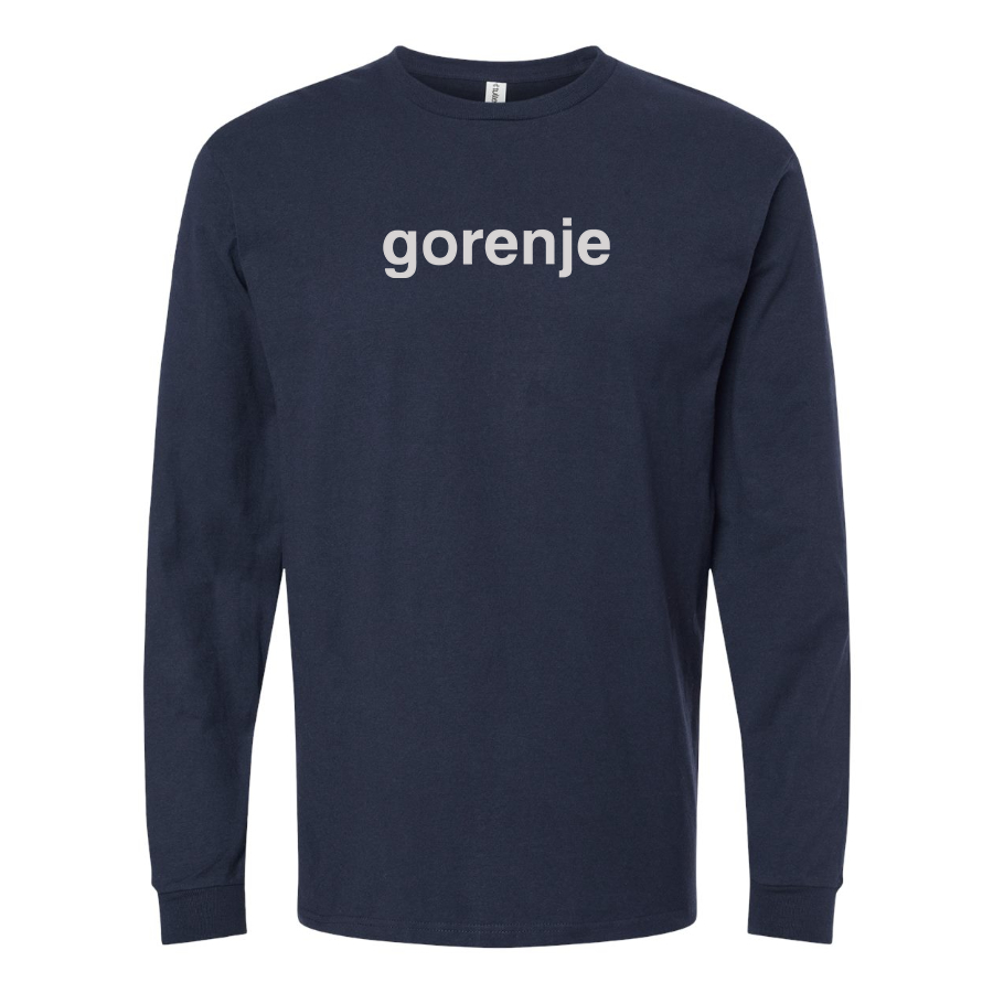 Men's Gorenje Logo Cotton Long Sleeve T-Shirt