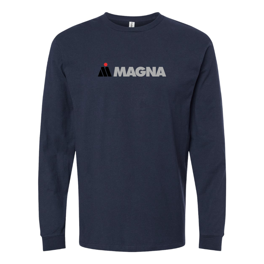 Men's Magna Steyr Logo Cotton Long Sleeve T-Shirt