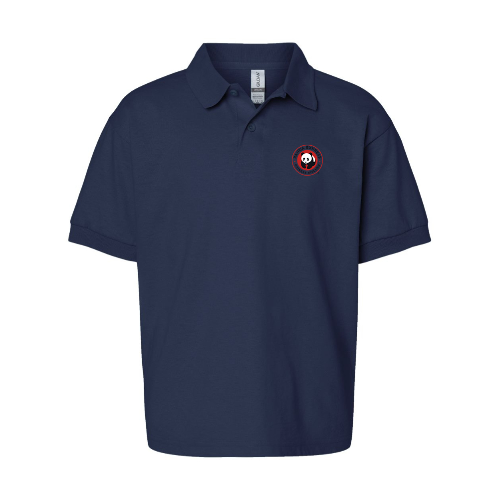 Youth Panda Express Gildan Dry Blend Jersey Polo