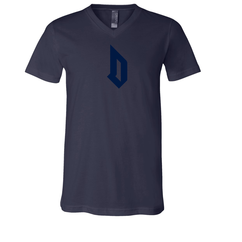 Duquesne Dukes BELLA  CANVAS - Jersey V-Neck T-Shirt