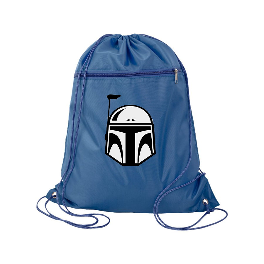 Star Wars Boba Fett Helmet Q-Tees - Polyester Cinchpack