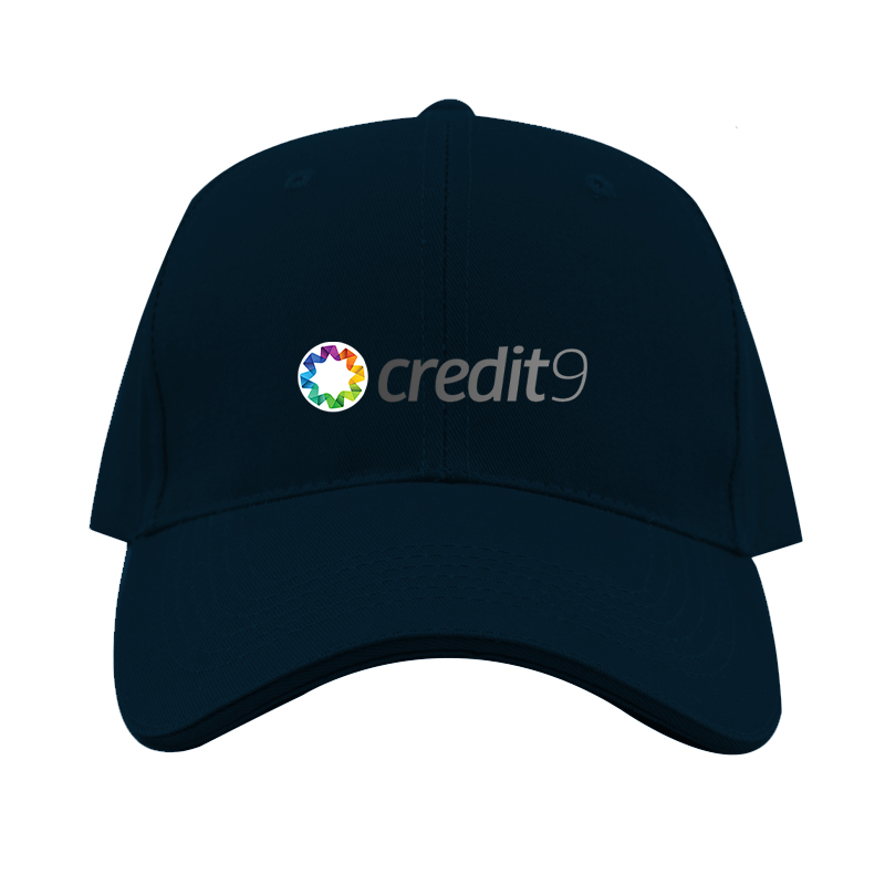Сredit9 Logo  Dad Baseball Cap Hat
