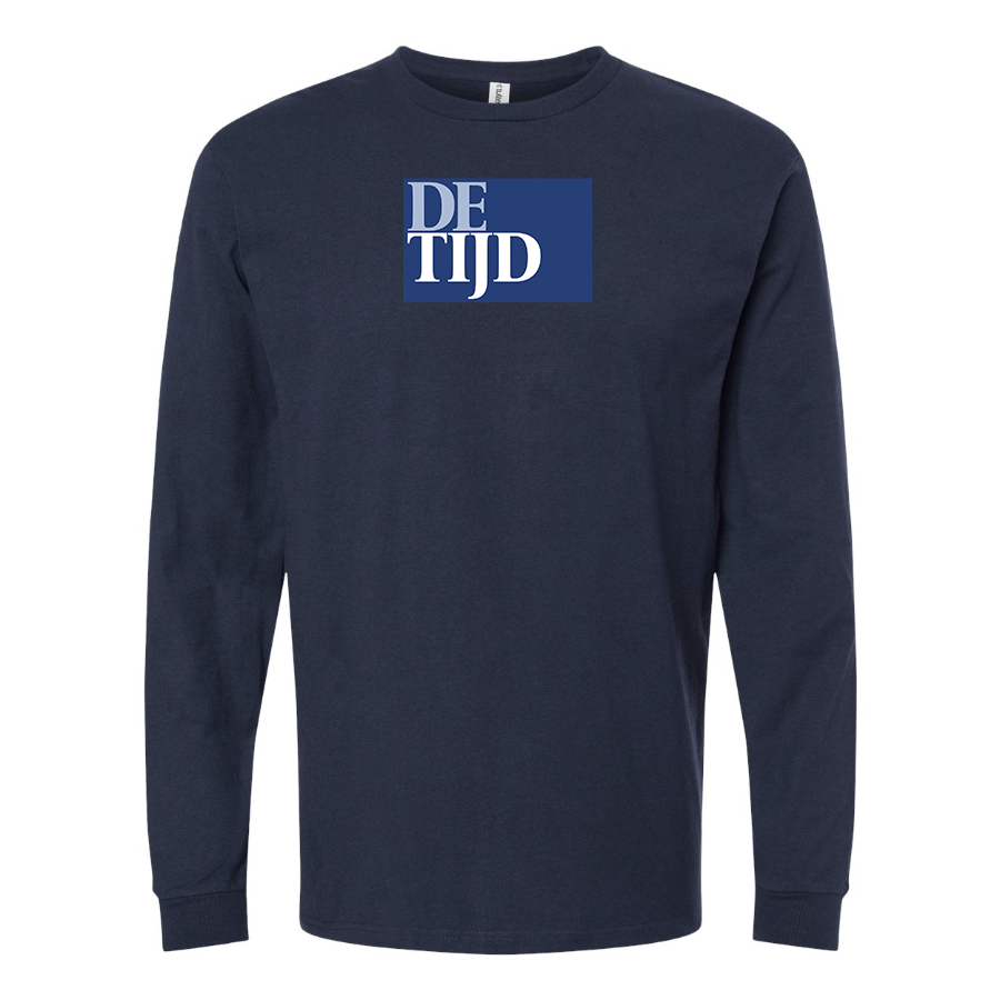 Men's De Tijd    Cotton Long Sleeve T-Shirt