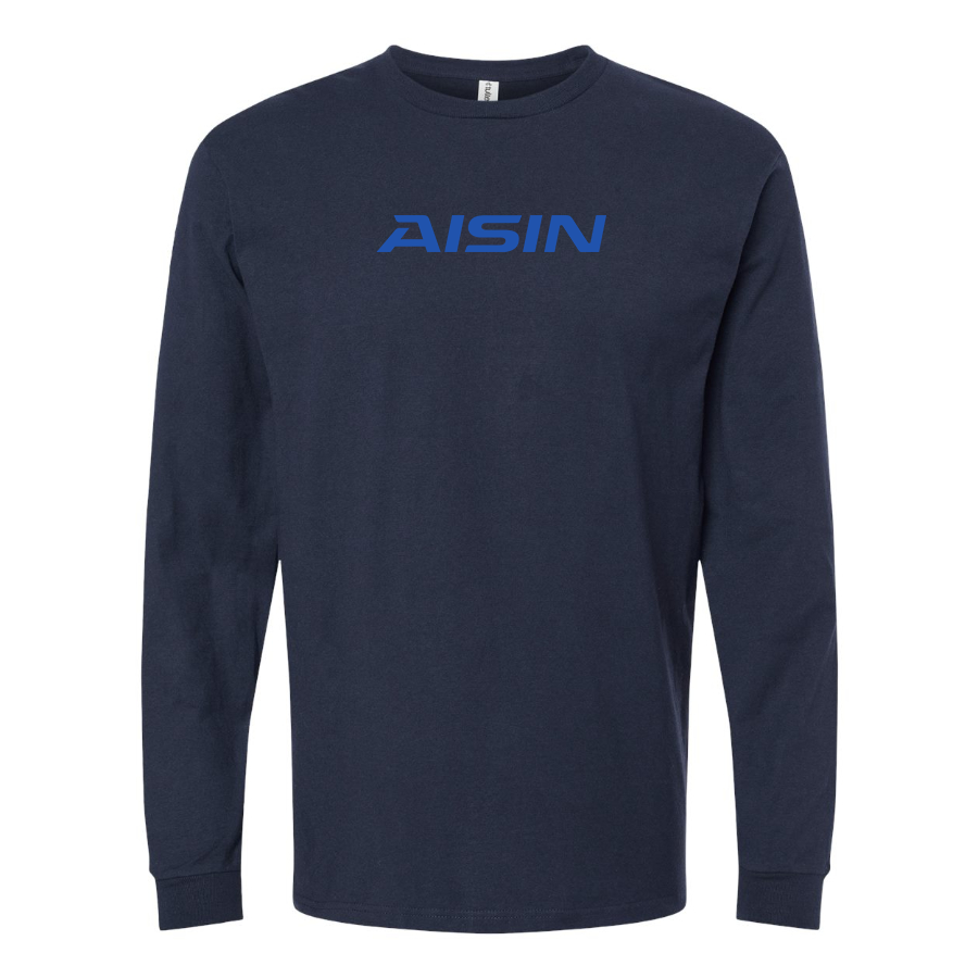 Men's Aisin Logo Cotton Long Sleeve T-Shirt