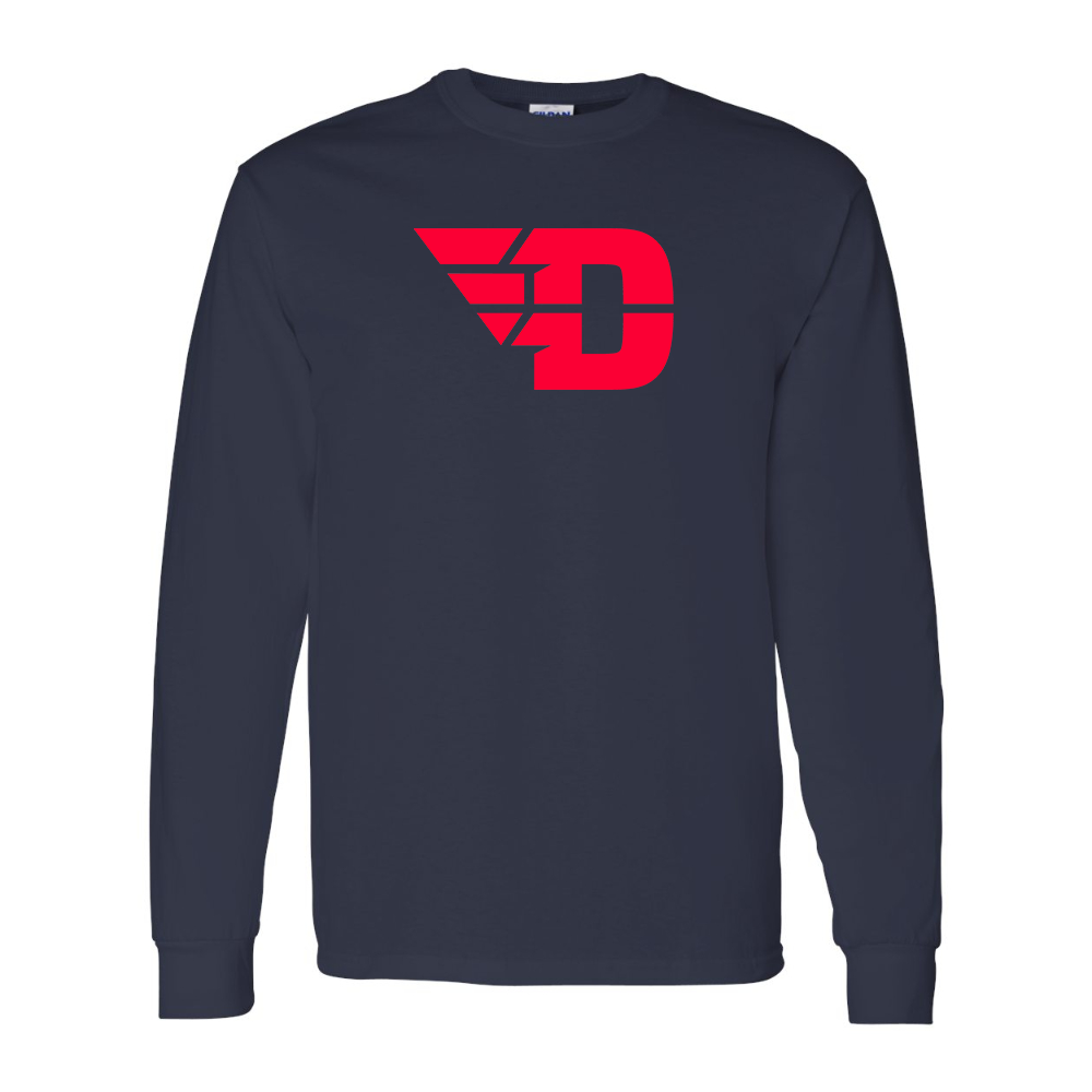 Men's Dayton Flyers Gildan Heavy Cotton Long Sleeve T-Shirt