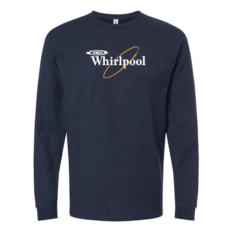 Men's Whirlpool Logo Cotton Long Sleeve T-Shirt