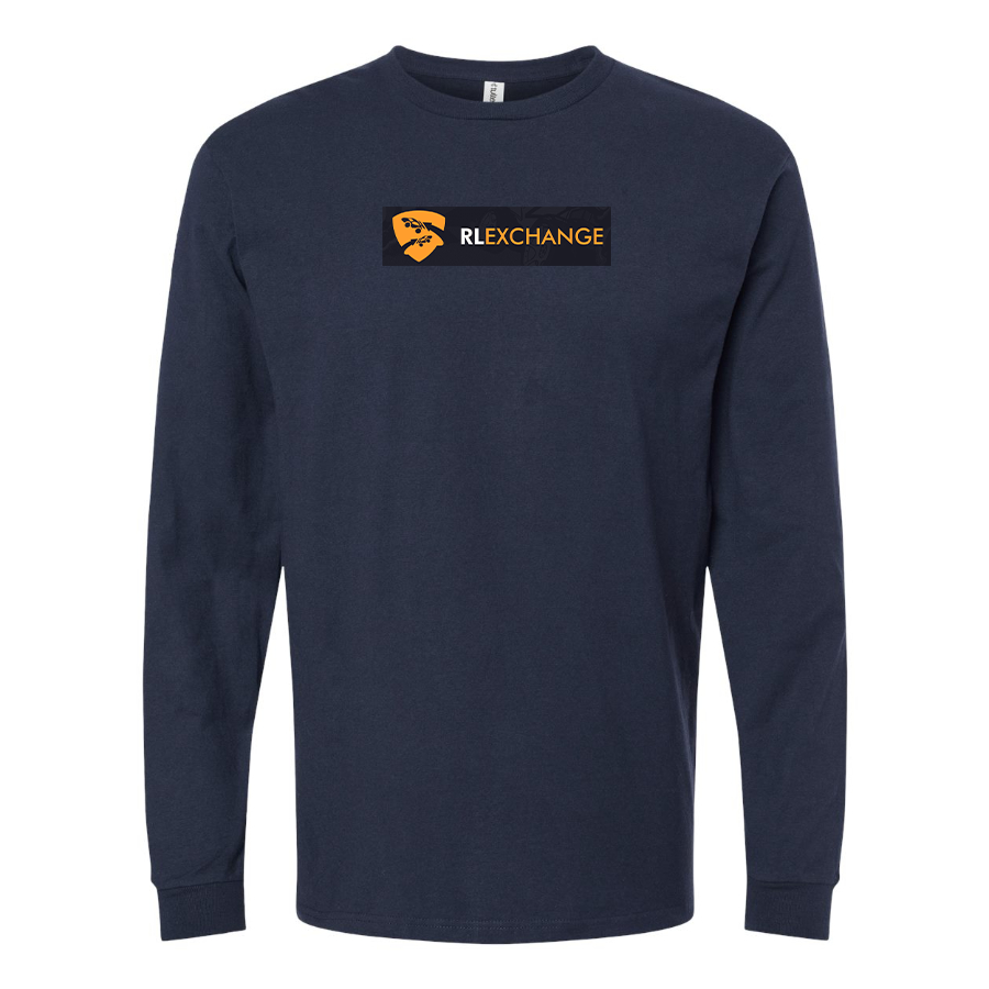 Men's RL Exchange Logo Cotton Long Sleeve T-Shirt
