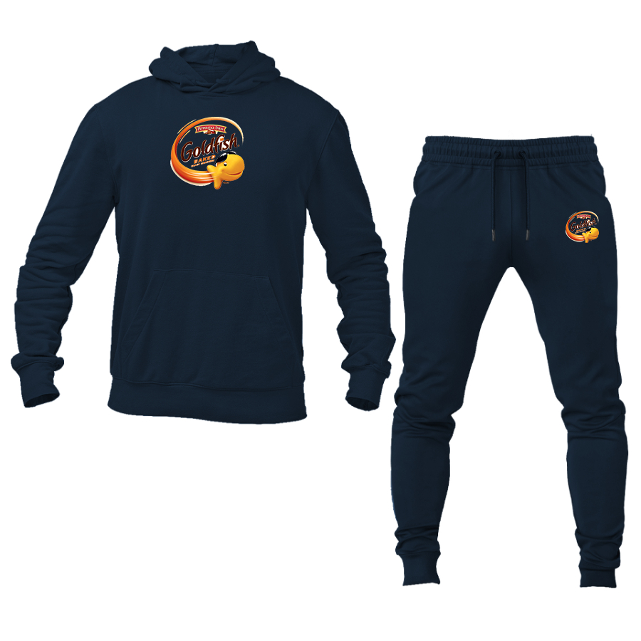 Men's Goldfish Logo Hoodie Joggers Set