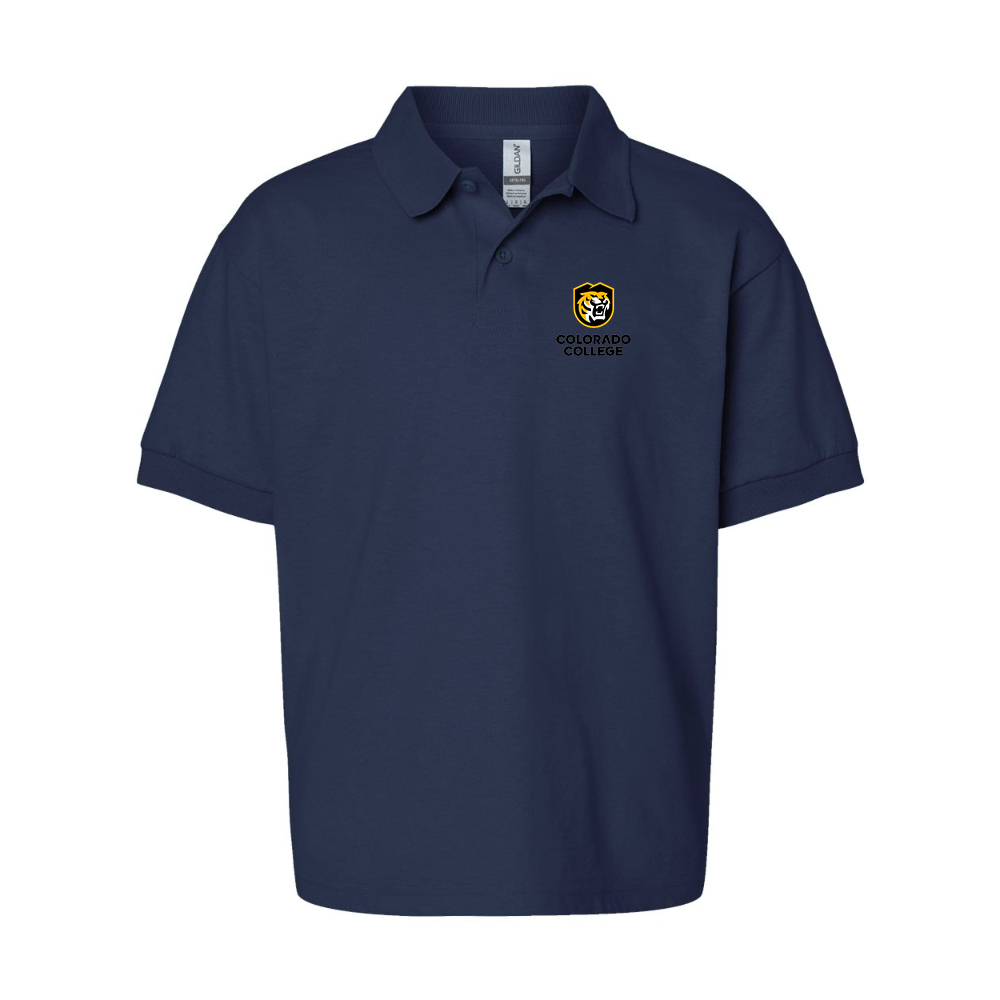 Youth Colorado College Tigers  Gildan Dry Blend Jersey Polo