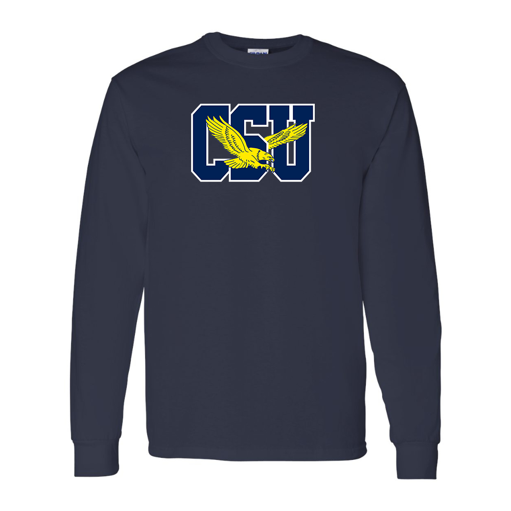 Men's Coppin State Eagles Gildan Heavy Cotton Long Sleeve T-Shirt