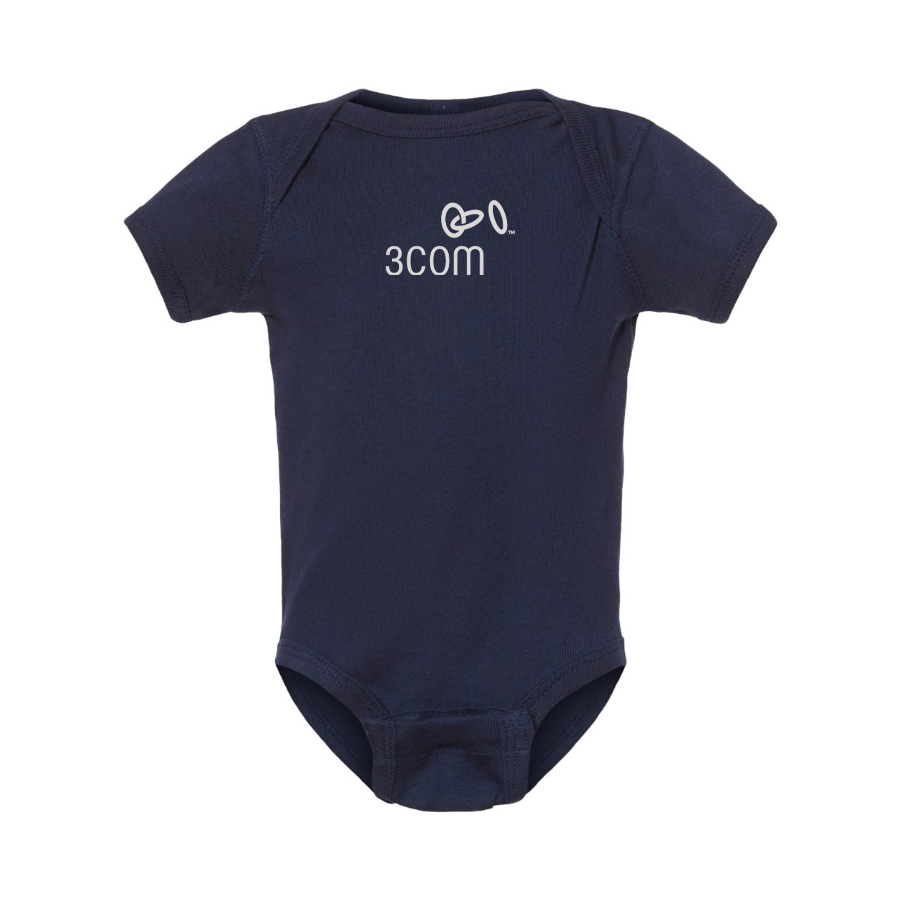 3Com Logo Baby Onesie Romper