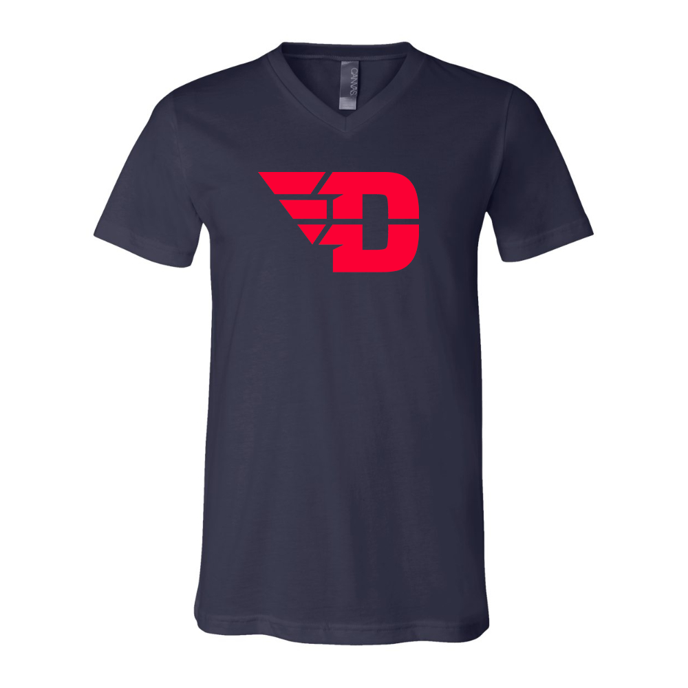 Dayton Flyers  BELLA  CANVAS - Jersey V-Neck T-Shirt