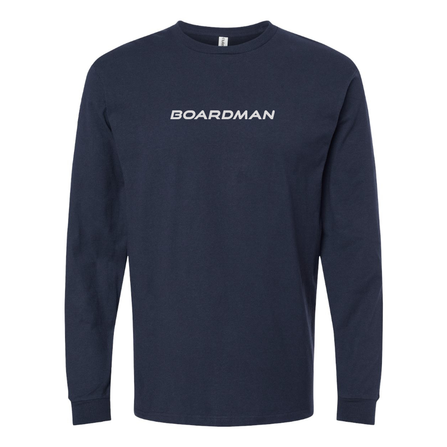 Men's Boardman Logo Cotton Long Sleeve T-Shirt