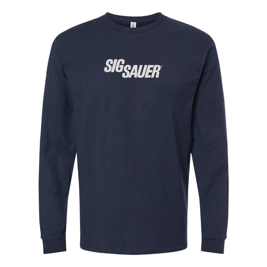 Men's Sig Sauer Logo Cotton Long Sleeve T-Shirt