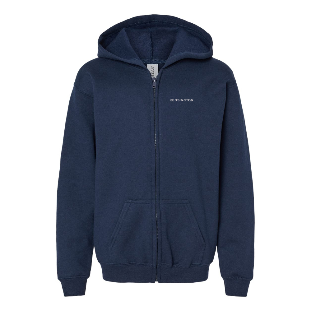 Youth Kensington Gildan Heavy Blend Full Zip Hooded Sweatshirt