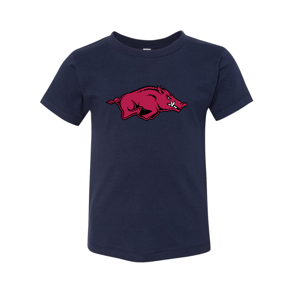 Arkansas Razorbacks BELLA  CANVAS Toddler Jersey Tee