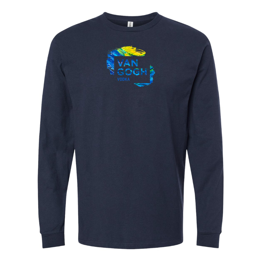 Men's Van Gogh Logo Cotton Long Sleeve T-Shirt