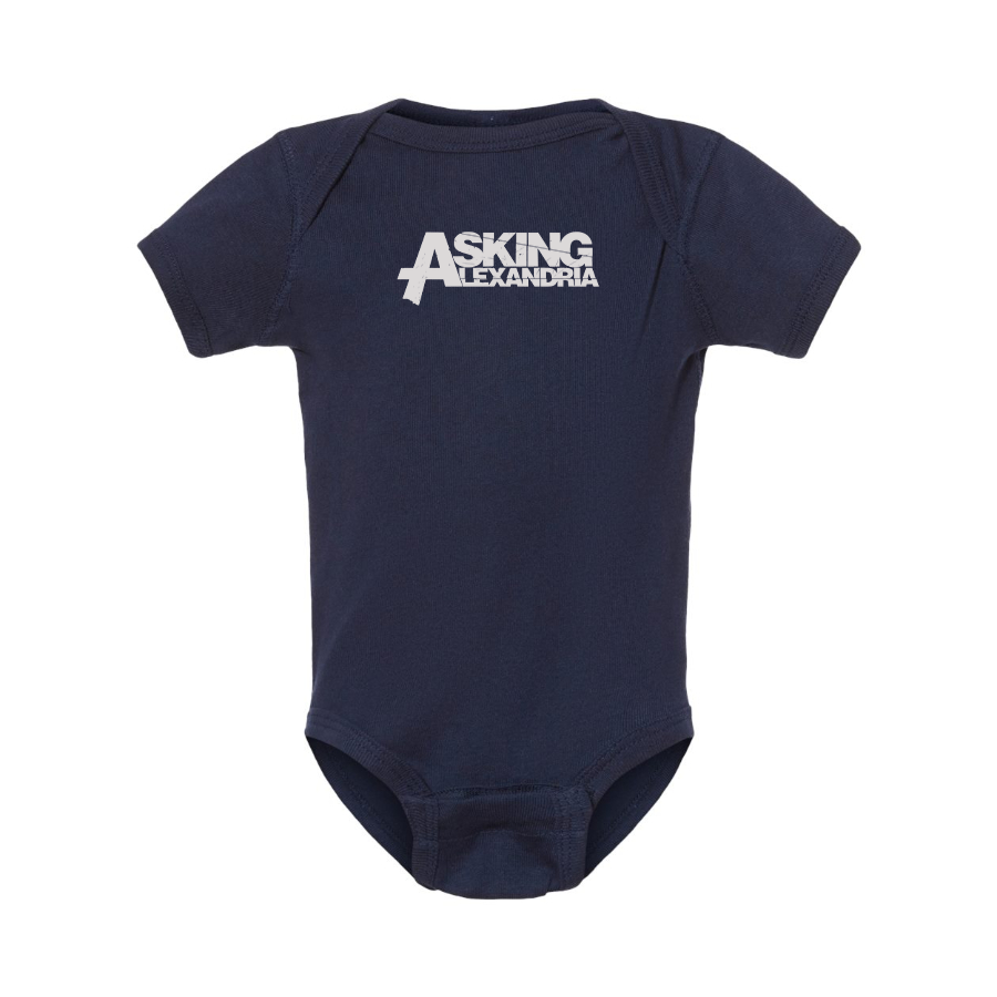 Asking Alexandria Logo Baby Onesie Romper