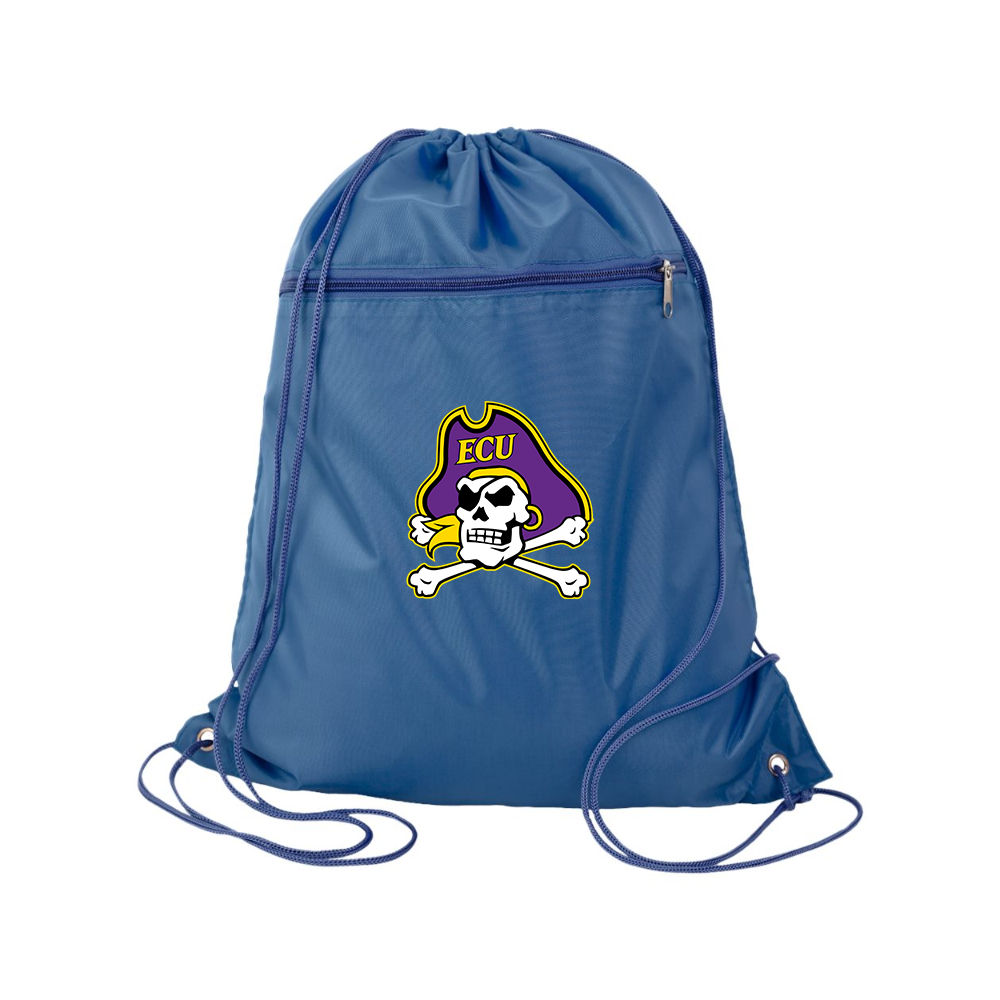 East Carolina Pirates  Q-Tees - Polyester Cinchpack