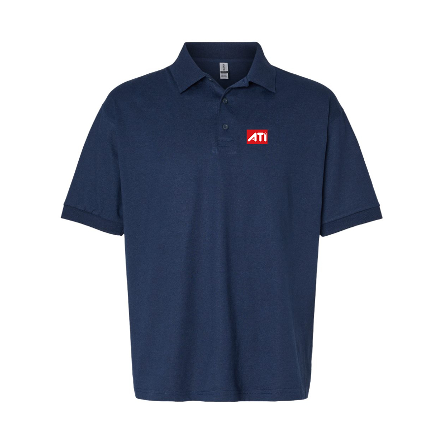 Men's ATI Logo Dry Blend Polo