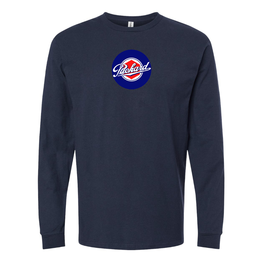 Men's Packard Logo Cotton Long Sleeve T-Shirt