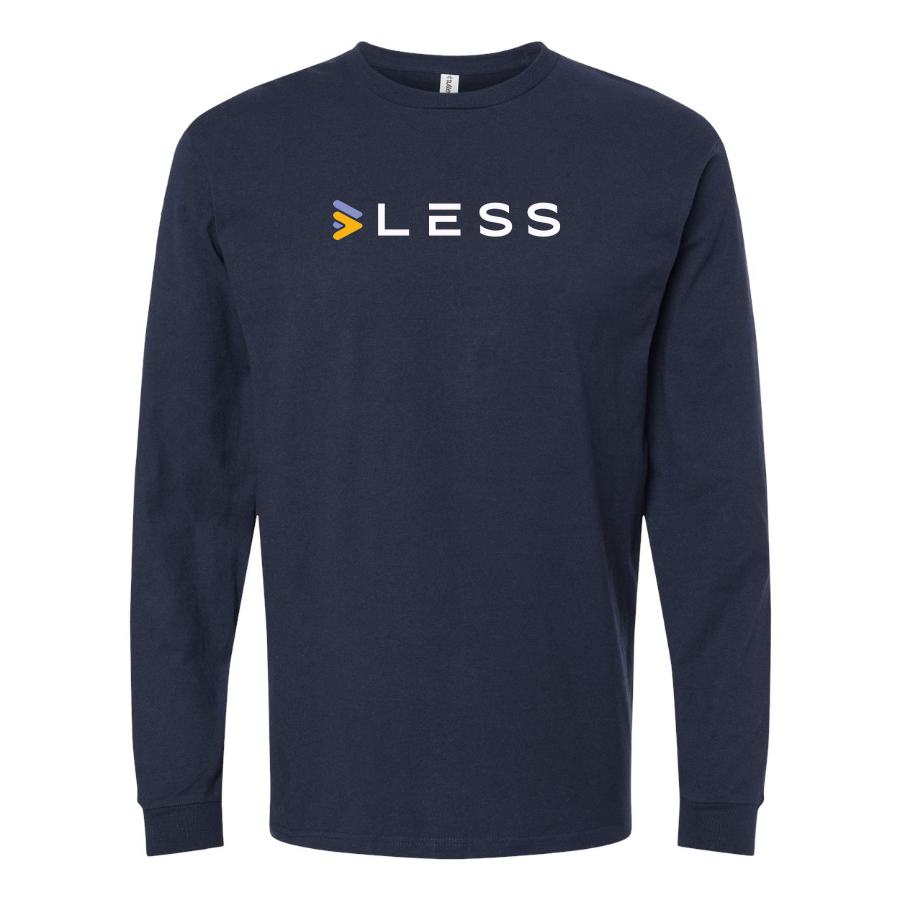 Men's LOGO LESS Logo Cotton Long Sleeve T-Shirt