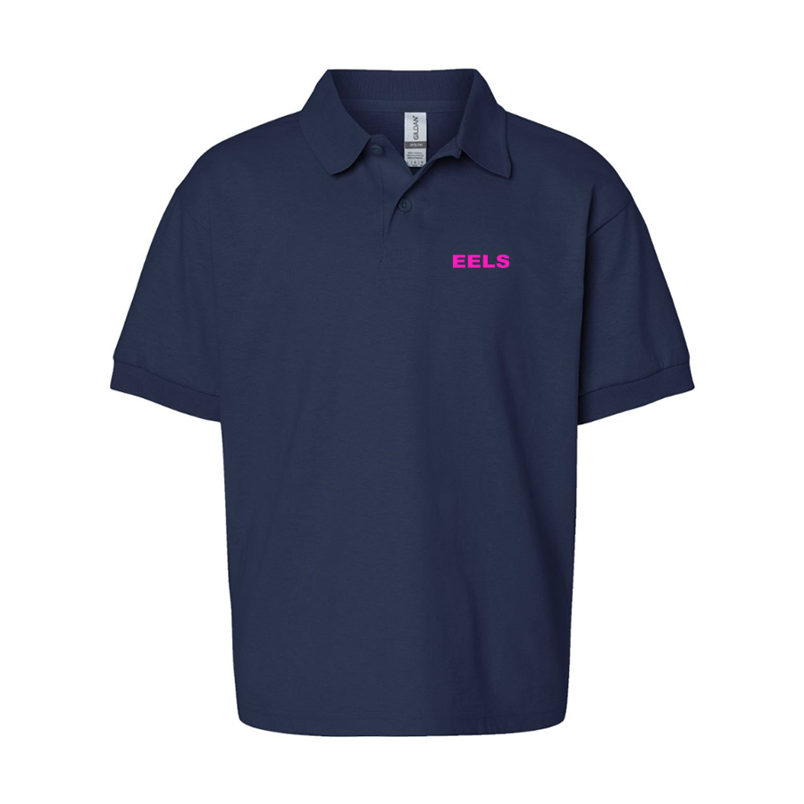 Youth Eels Gildan Dry Blend Jersey Polo