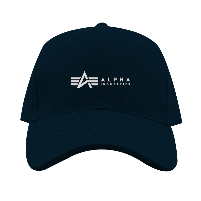 Alpha Industries Logo  Dad Baseball Cap Hat
