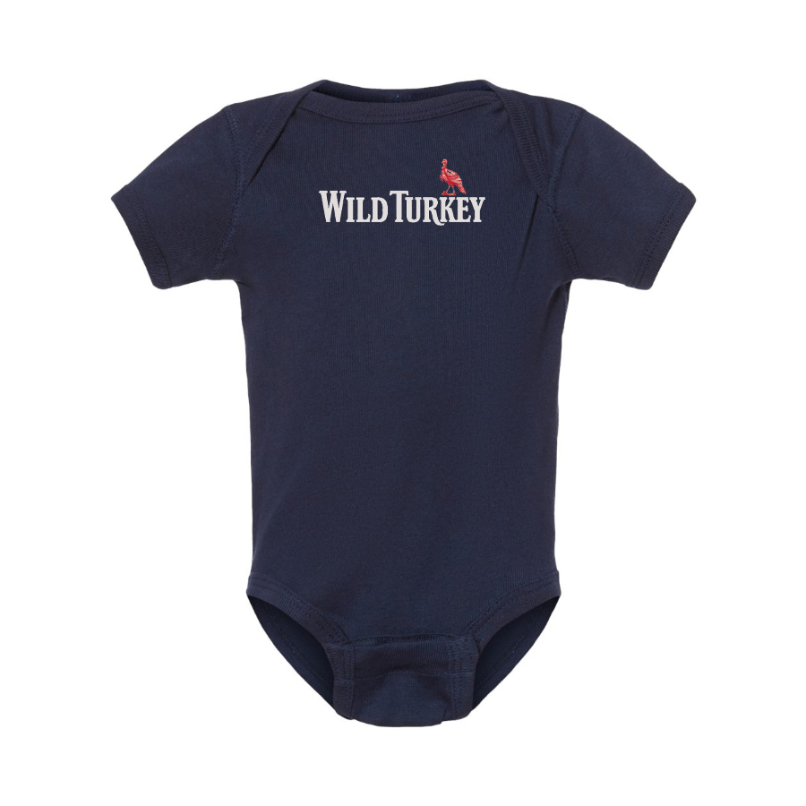 Wild Turkey Logo Baby Onesie Romper