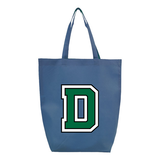 Dartmouth Big Green Q-Tees Non-Woven Gusset Bottom Tote