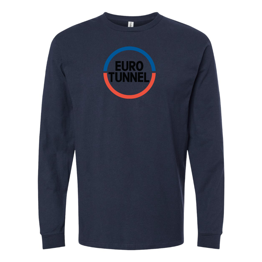 Men's   Eurotunnel   Logo Cotton Long Sleeve T-Shirt