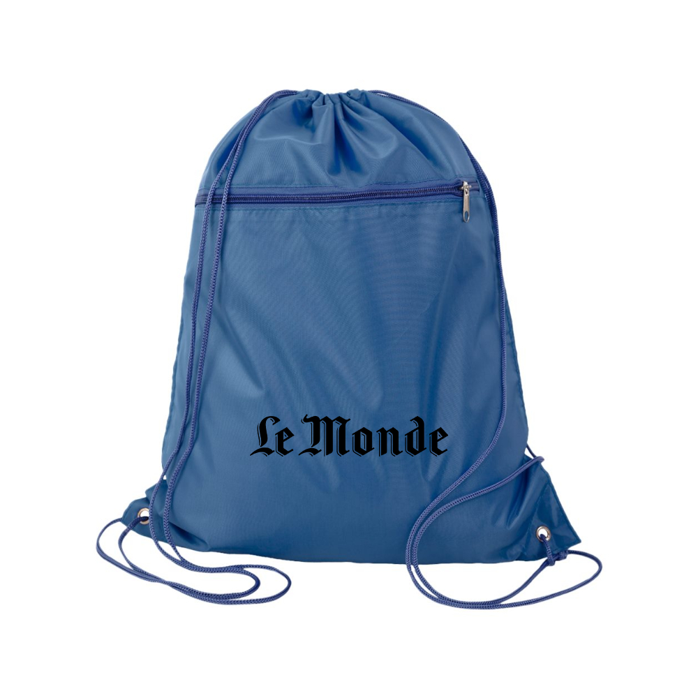 Le Monde Q-Tees  Polyester Cinchpack