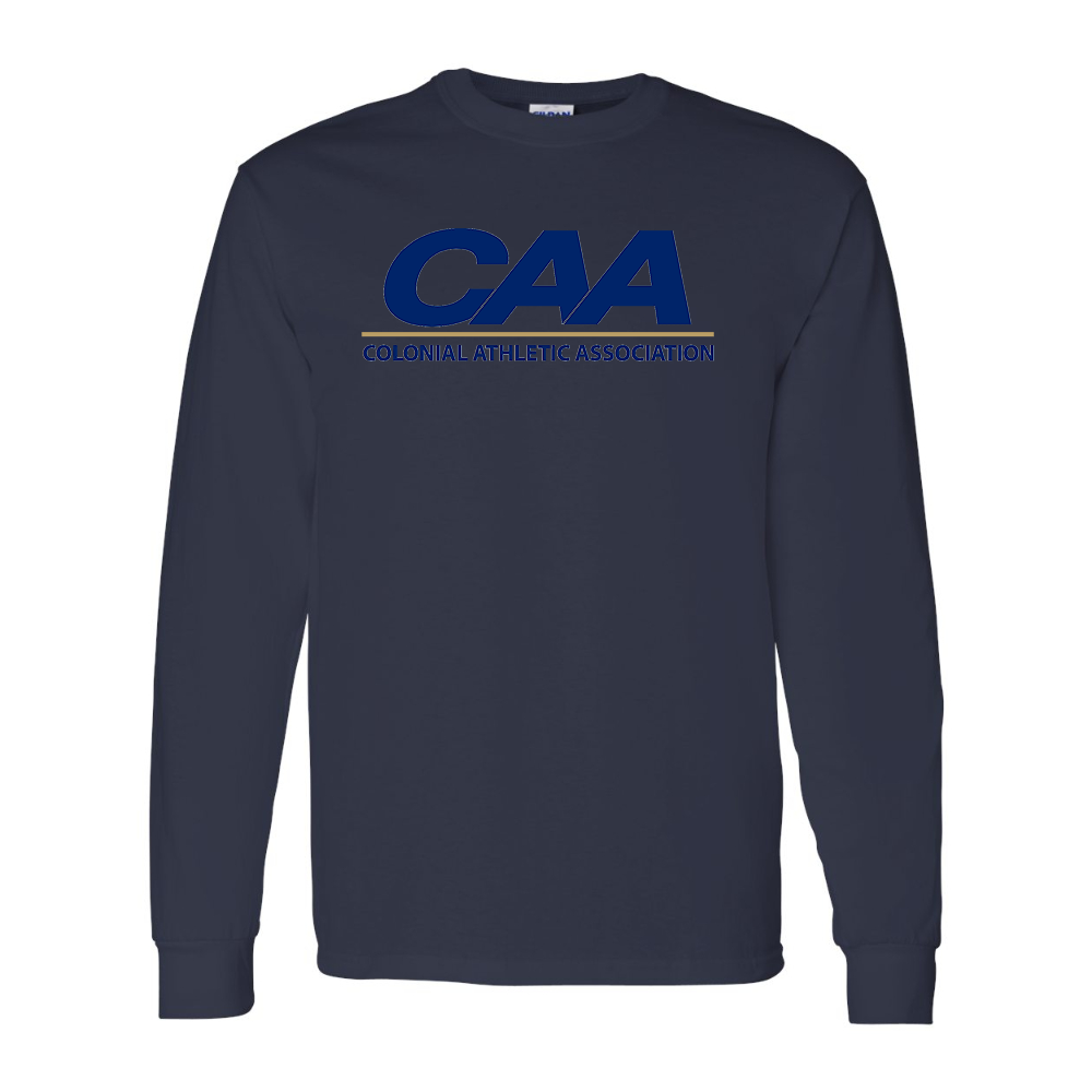 Men's Colonial Athletic Association Gildan Heavy Cotton Long Sleeve T-Shirt