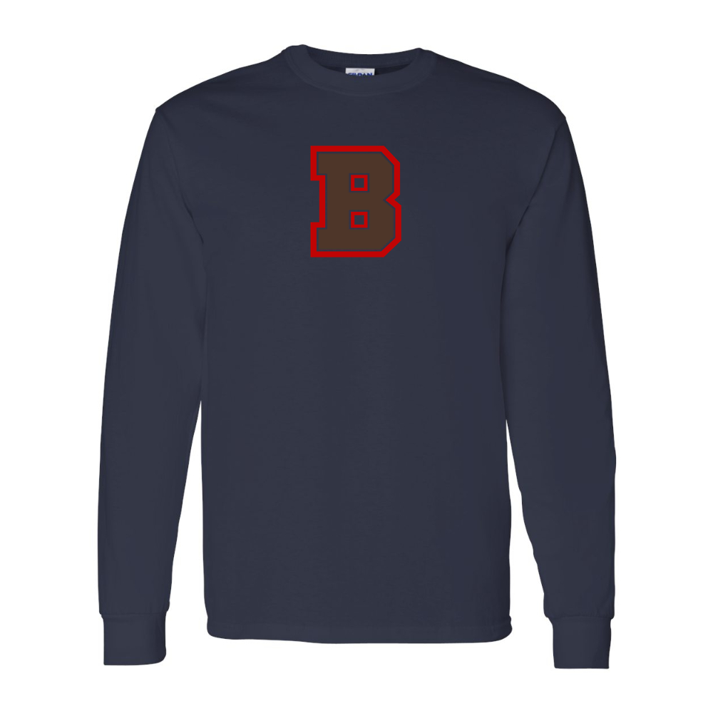 Men's Brown Bears Gildan Heavy Cotton Long Sleeve T-Shirt