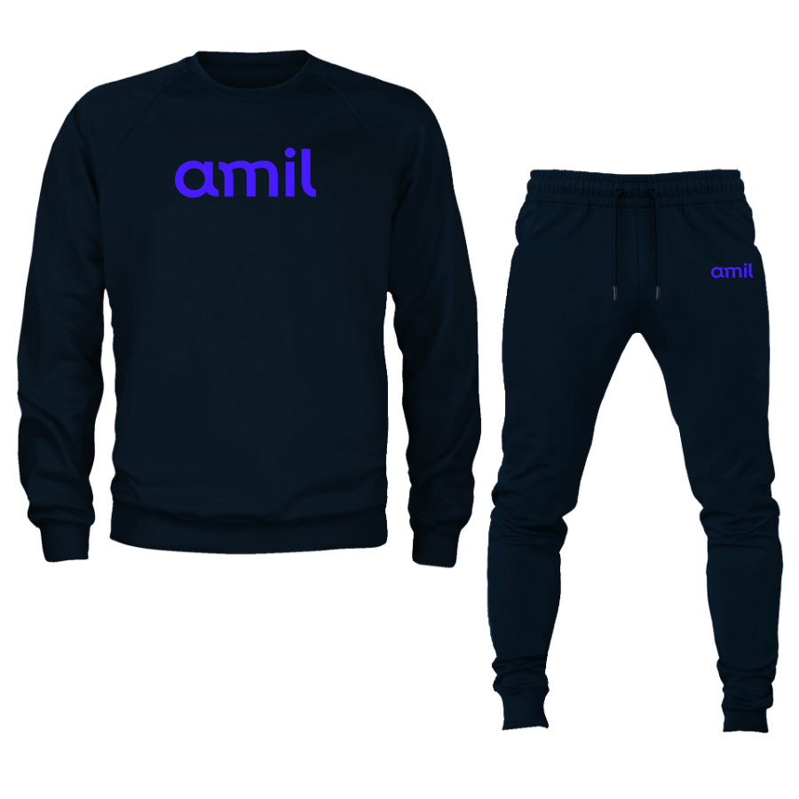 Men's  Amil Crewneck Sweatshirt Joggers Suit