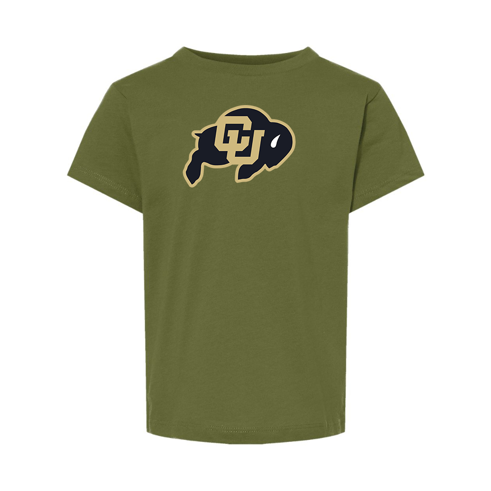 Colorado Buffaloes  BELLA  CANVAS Toddler Jersey Tee