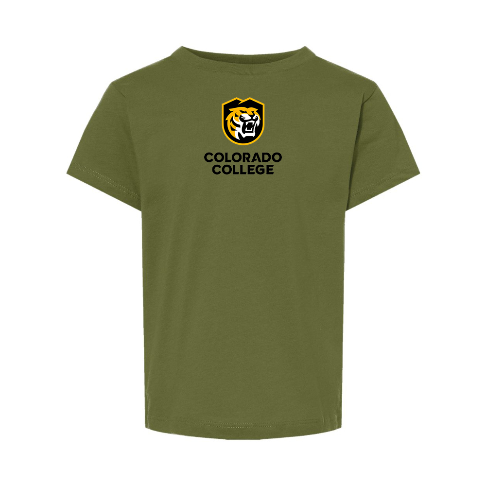 Colorado College Tigers BELLA  CANVAS Toddler Jersey Tee