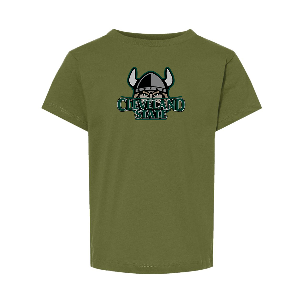 Cleveland State Vikings BELLA  CANVAS Toddler Jersey Tee