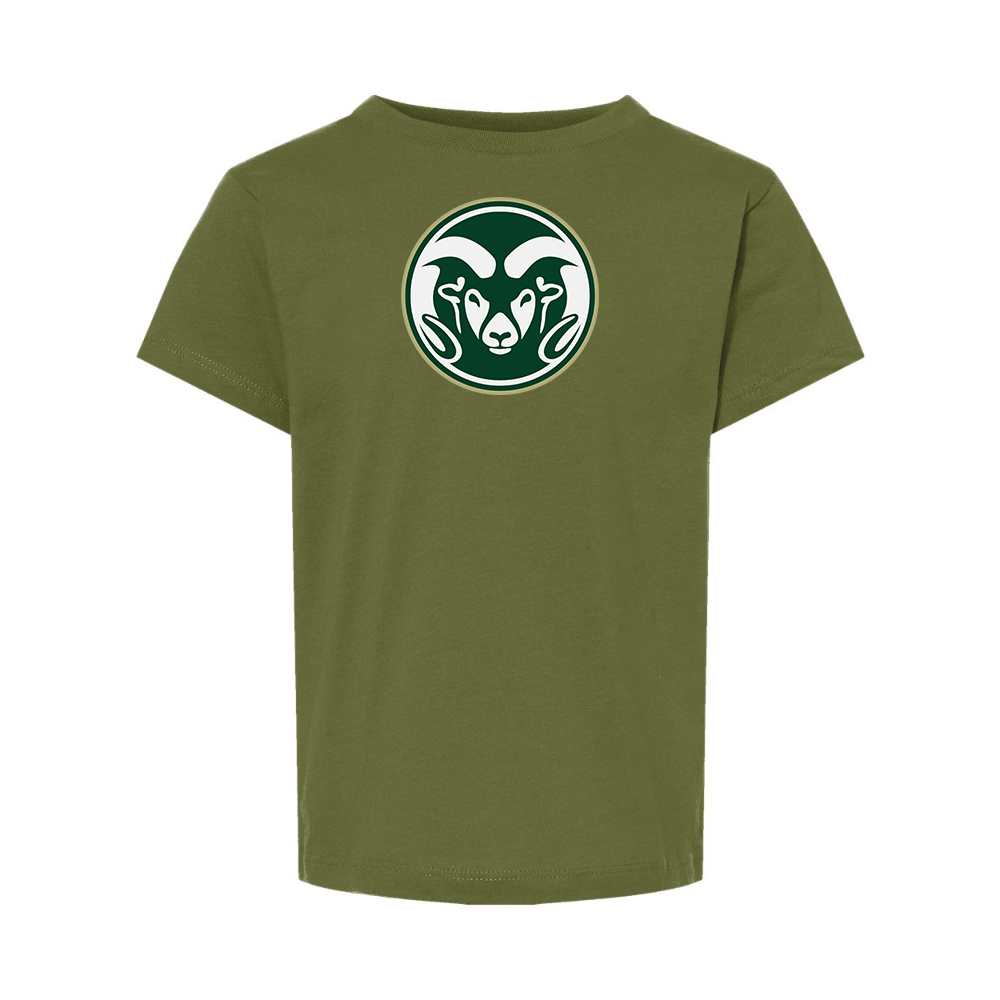 Colorado State Rams BELLA  CANVAS Toddler Jersey Tee