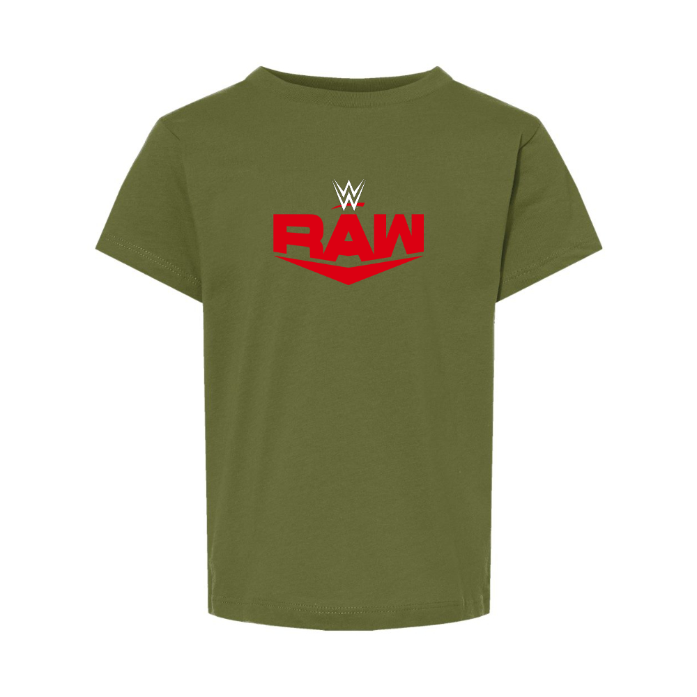 WWE Raw  BELLA  CANVAS Toddler Jersey Tee