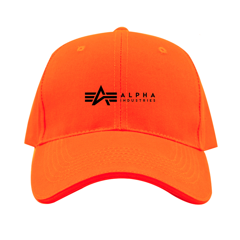 Alpha Industries Logo  Dad Baseball Cap Hat