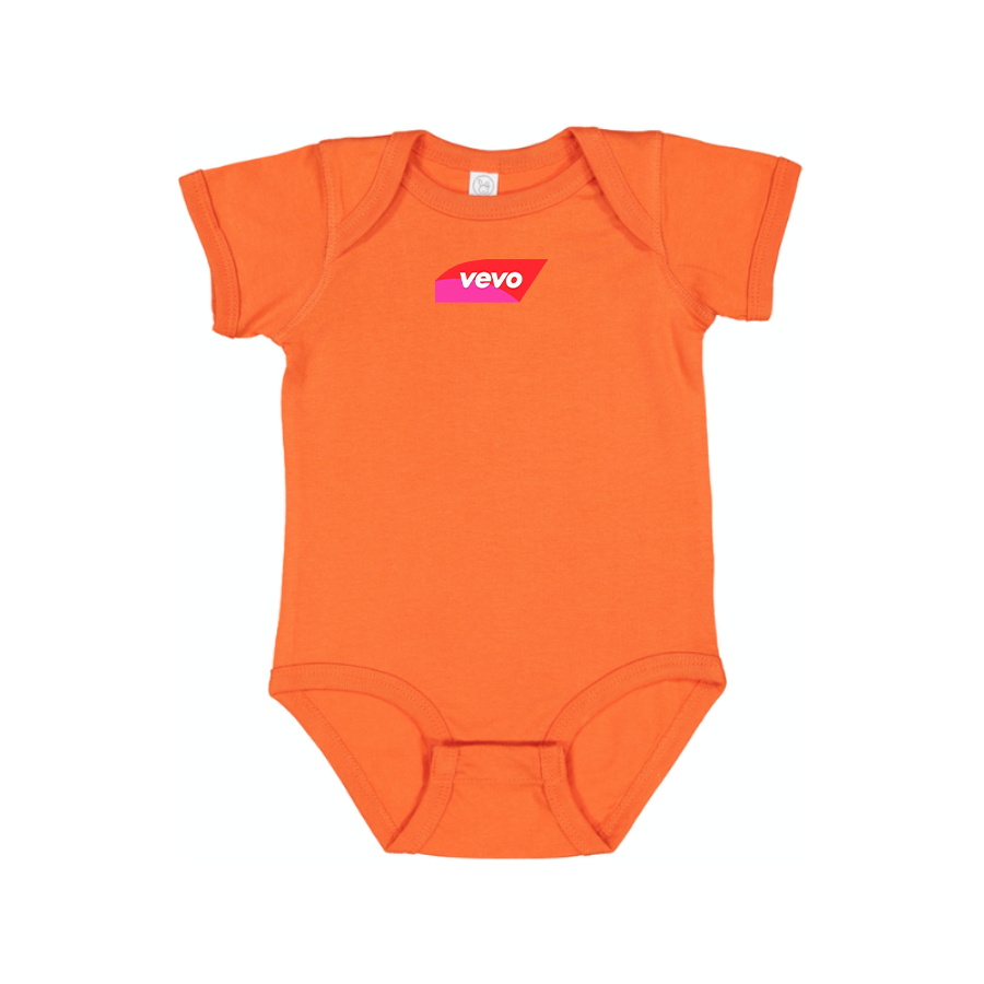 Vevo Thumbnail Banner Logo Baby Onesie Romper