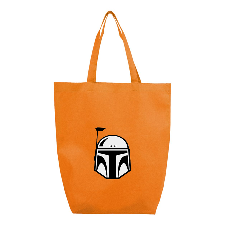 Star Wars Boba Fett Helmet Q-Tees Non-Woven Gusset Bottom Tote