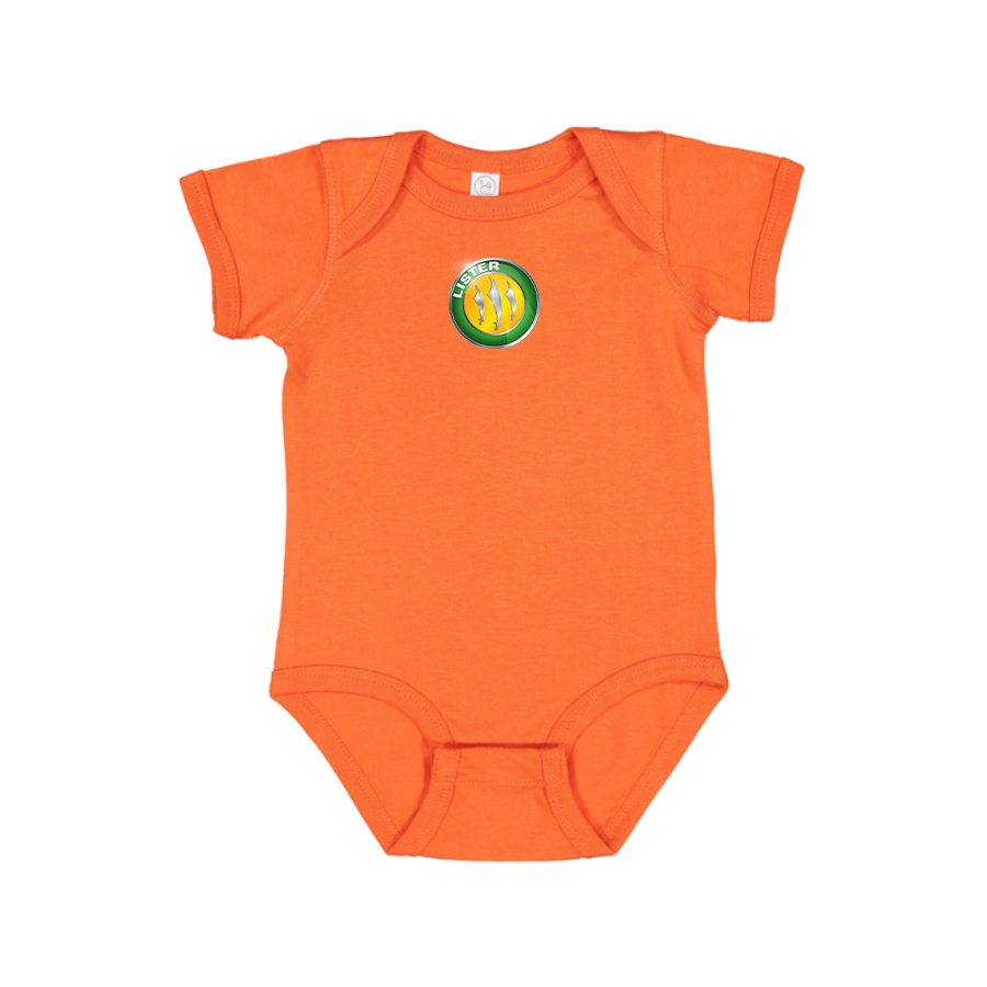 Lister Motor Company Logo Baby Onesie Romper