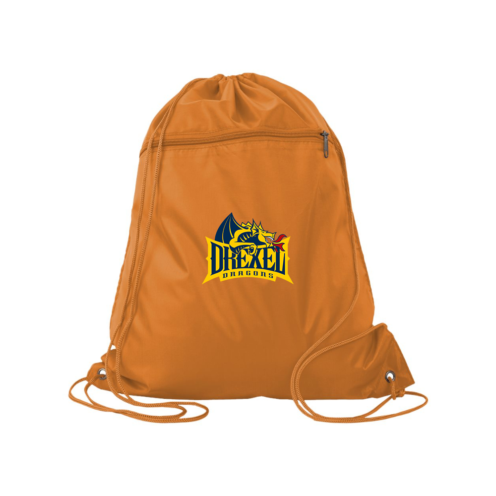 Drexel Dragons Q-Tees - Polyester Cinchpack