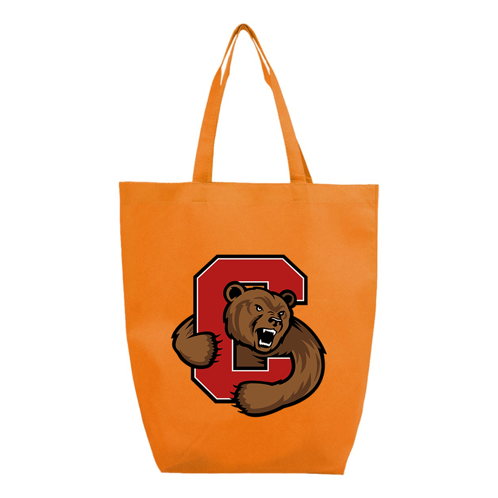Cornell Big Red Q-Tees Non-Woven Gusset Bottom Tote