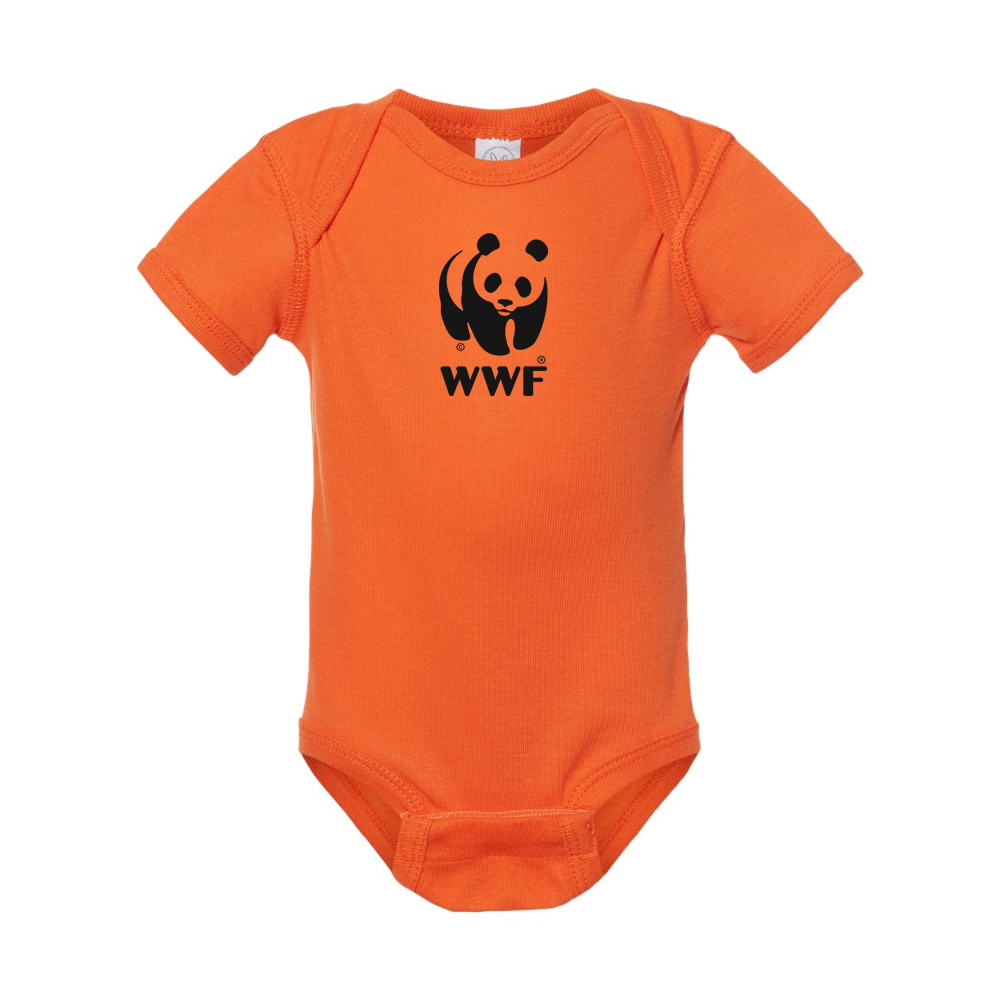 WWF  Rabbit Skins Infant Baby Rib Bodysuit