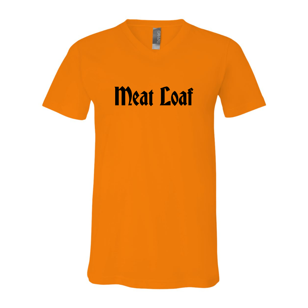 Meat Loaf BELLA  CANVAS - Jersey V-Neck T-Shirt