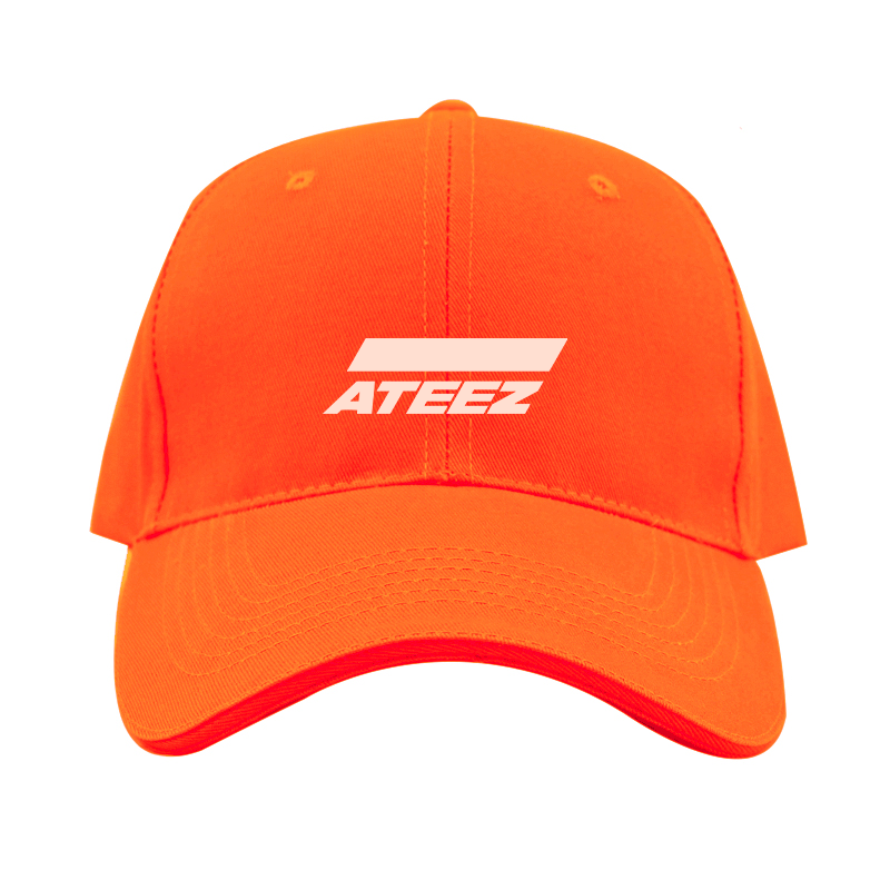 Ateez Logo  Dad Baseball Cap Hat